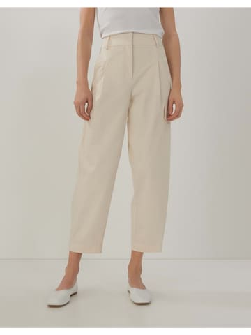 Someday Loose fit Pleat-Front Pants 'Chargo' in Beige