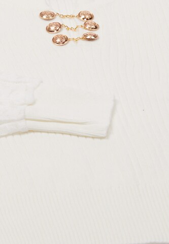 NAEMI - Pullover em branco