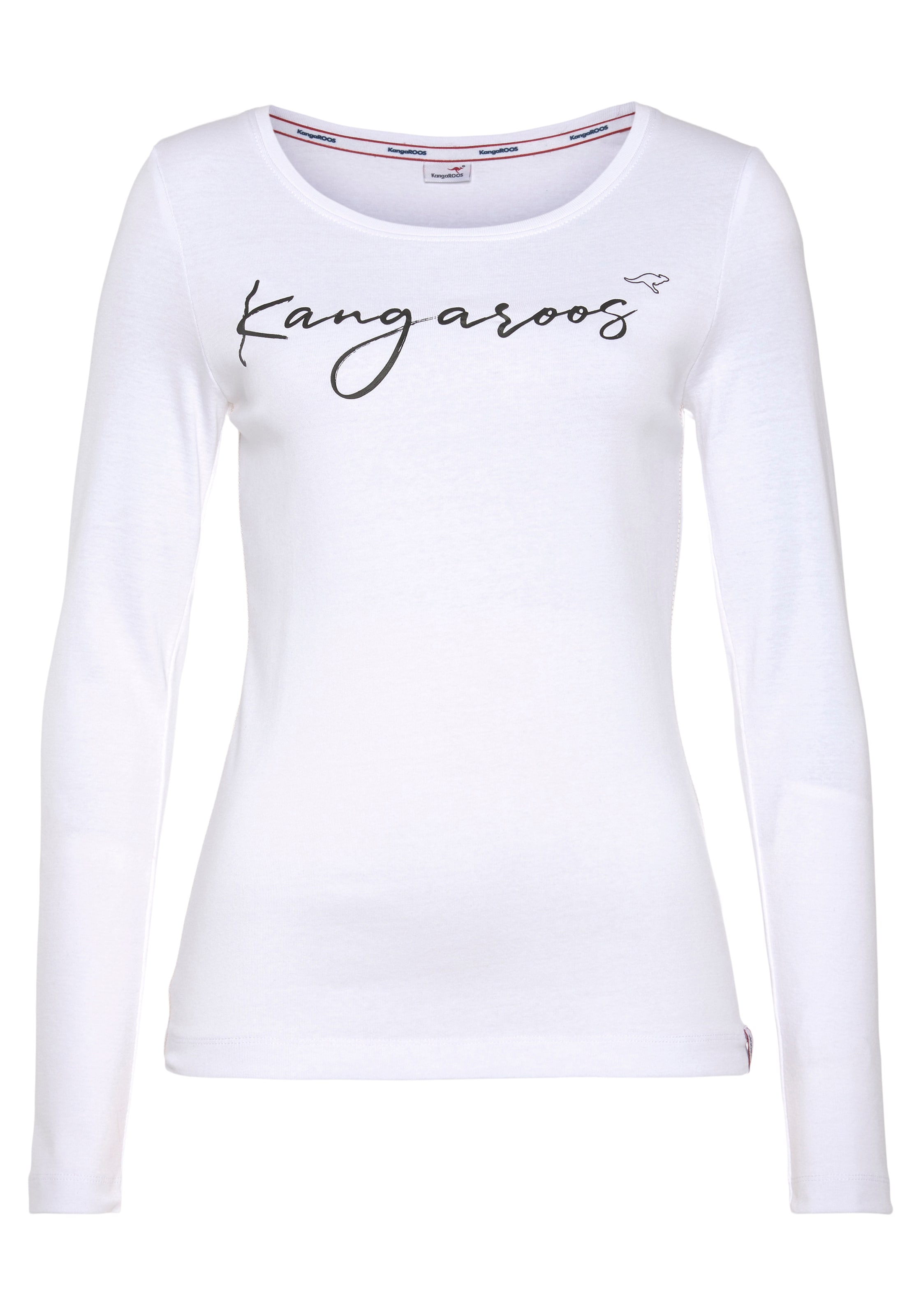 KangaROOS Shirt in Weiß: Vorderseite