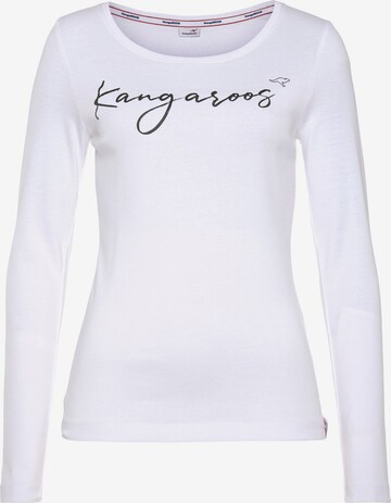 KangaROOS Shirt in White: front