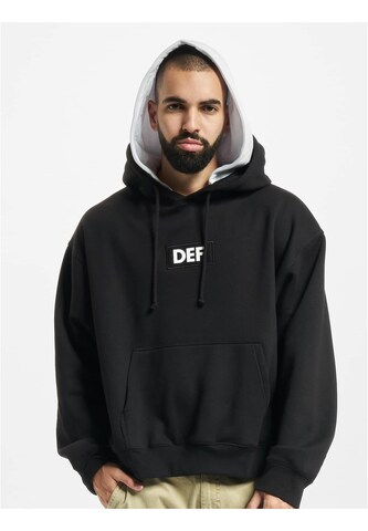 DEF Sweatshirt in Schwarz: Vorderseite