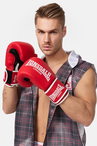 LONSDALE Спортни ръкавици 'Barley' в червено: отпред