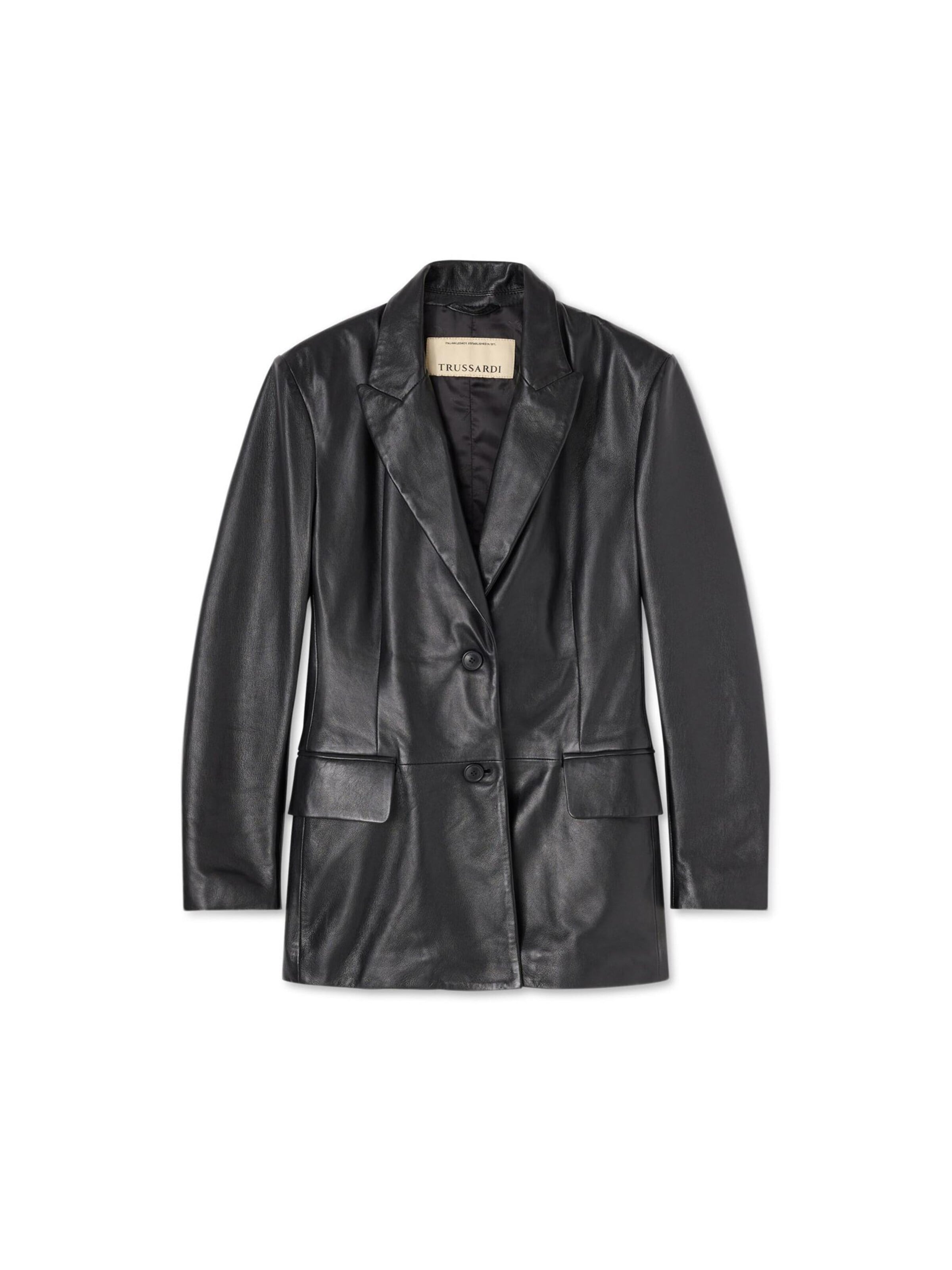 Cappotto invernale di Trussardi in nero: frontale
