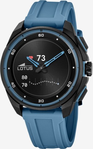 Montre digitale Lotus en bleu : devant