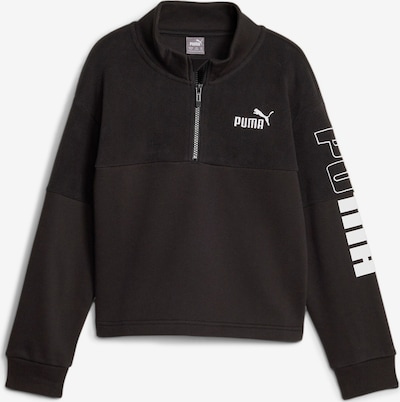 PUMA Sweatshirt i sort / hvid, Produktvisning