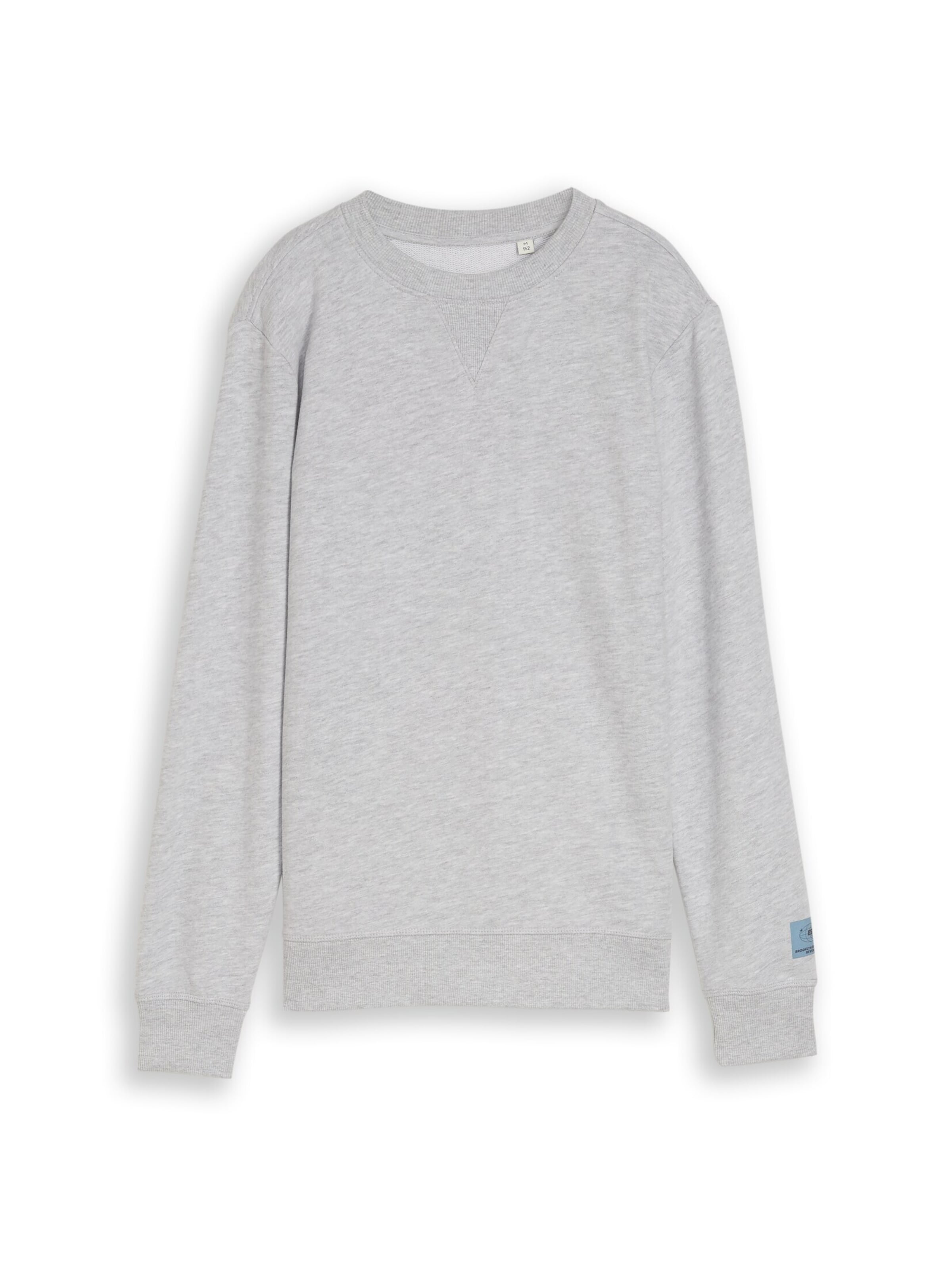 TOM TAILOR Sweatshirt in Grey: front