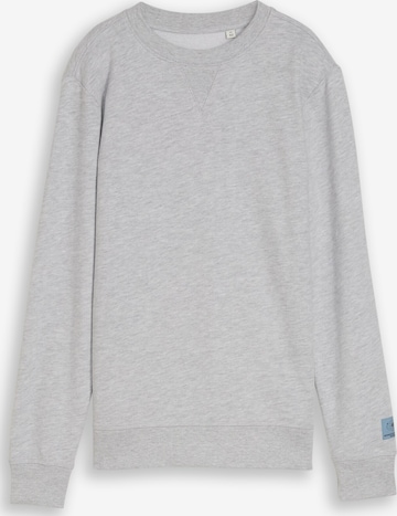 TOM TAILOR Sweatshirt in Grey: front