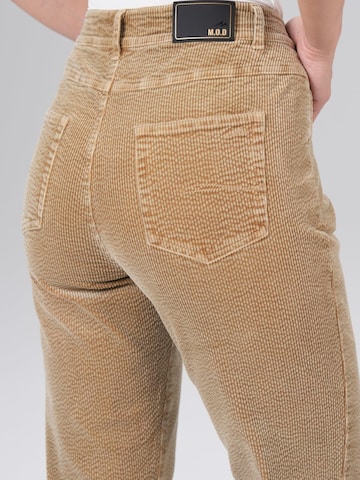 M.O.D MIRACLE OF DENIM - Barrel Pantalón chino en beige
