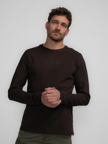 Petrol Industries Shirt 'Anderson' in Braun: Vorderseite