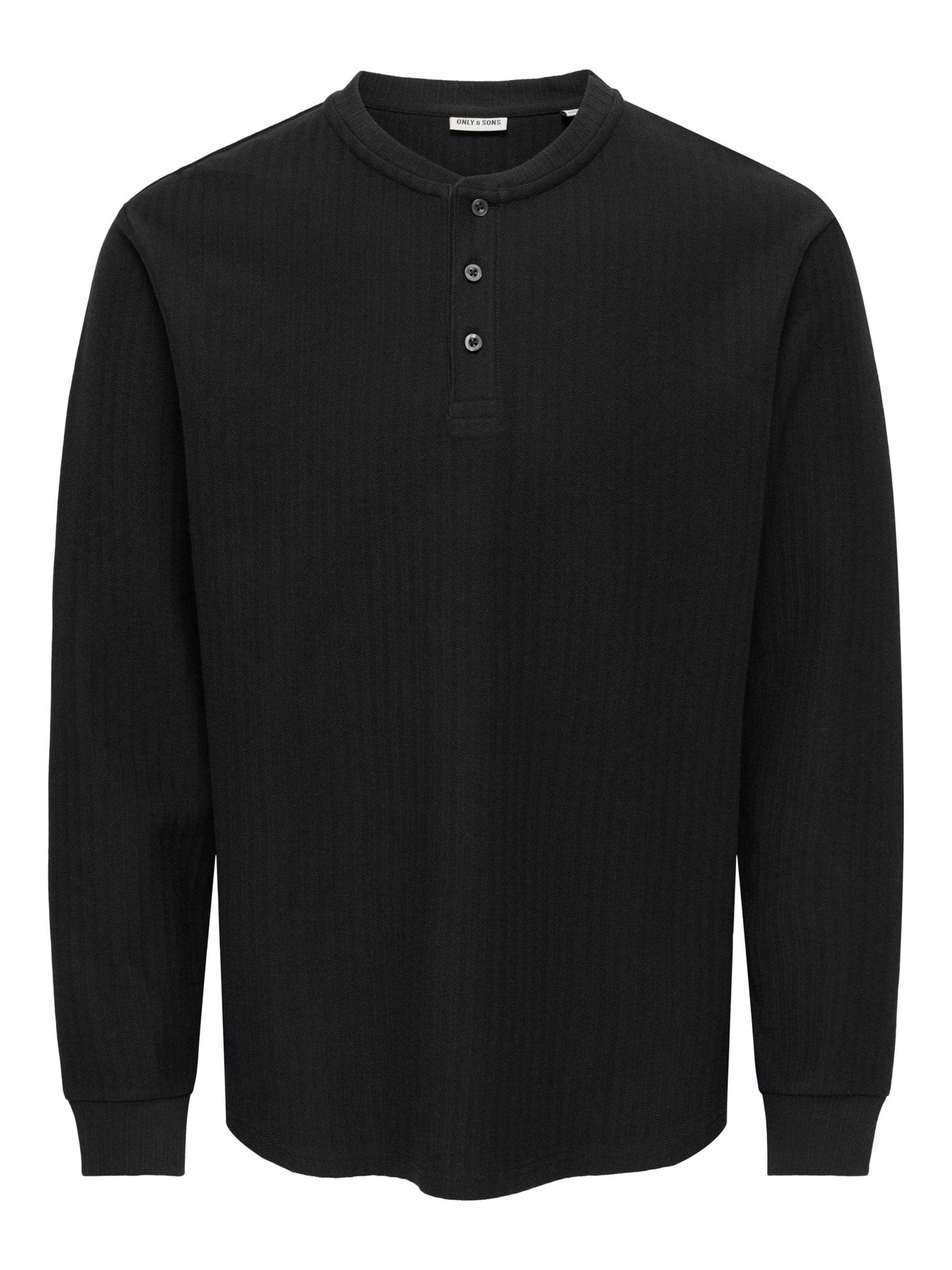 Only & Sons - Camiseta en negro: frente