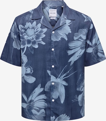 Coupe regular Chemise 'ONSRocket' Only & Sons en bleu : devant