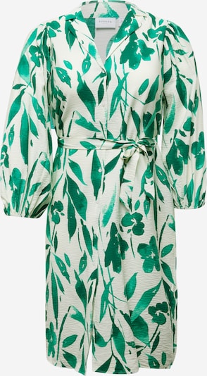 EVOKED Robe-chemise 'VIDANA' en crème / roseau / jade, Vue avec produit