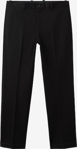 MANGO MAN Regular Pleated Pants 'Koda' in Black: front