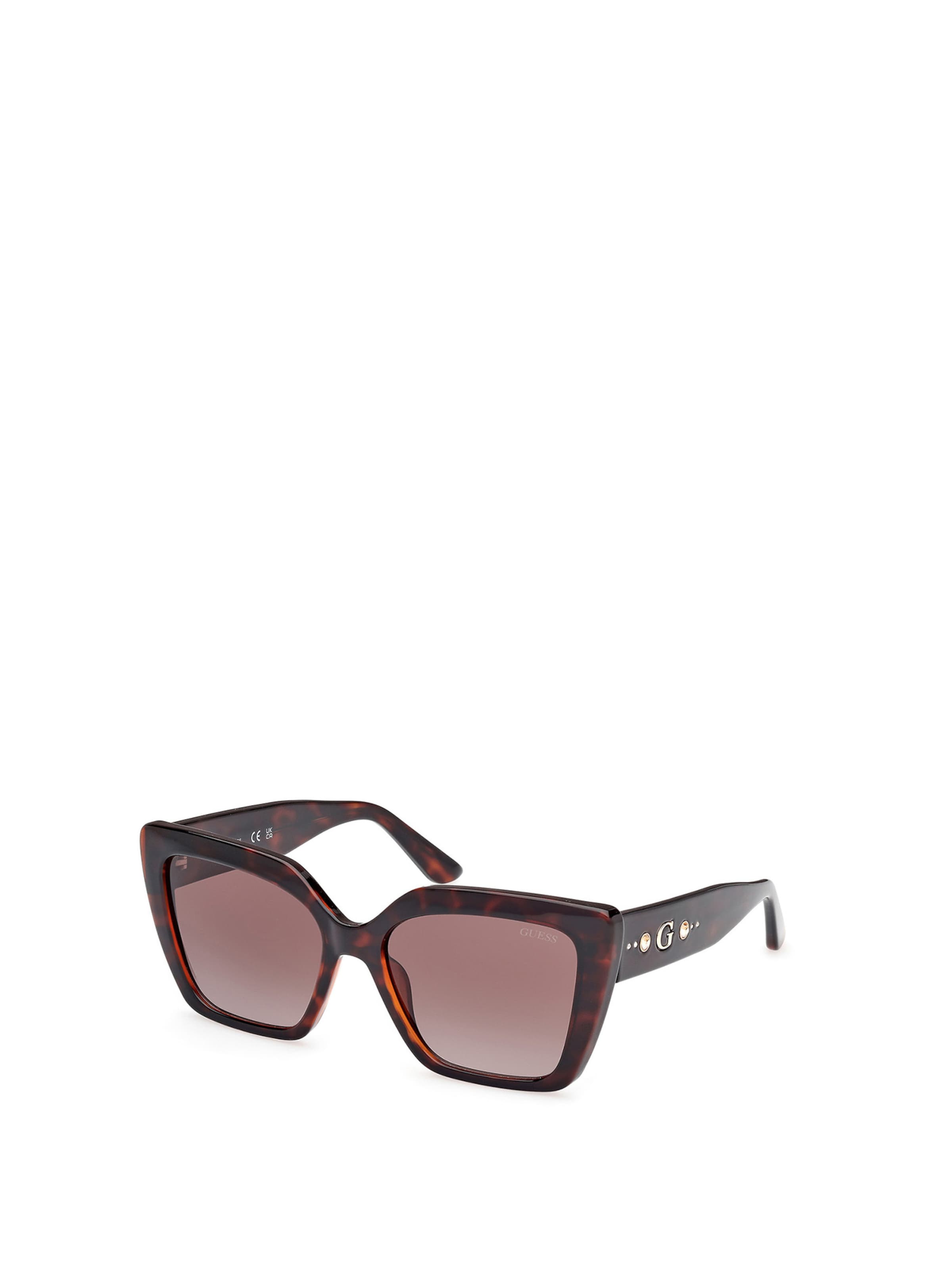 GUESS Sonnenbrille in Braun: Vorderseite