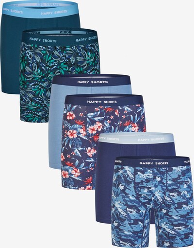 Happy Shorts Langer Boxer ' Prints ' in L in mischfarben, Produktansicht