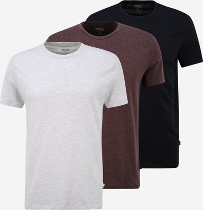 BURTON MENSWEAR LONDON Särk meresinine / helehall / bordoo, Tootevaade