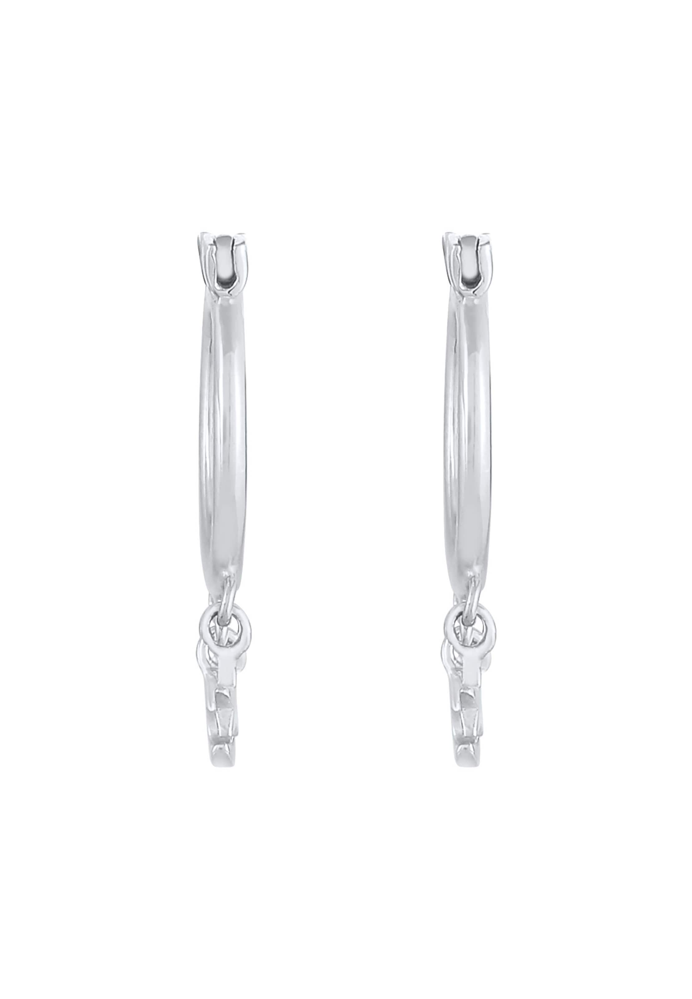 ELLI Ohrringe Astro, Halbmond, Sterne in Silber