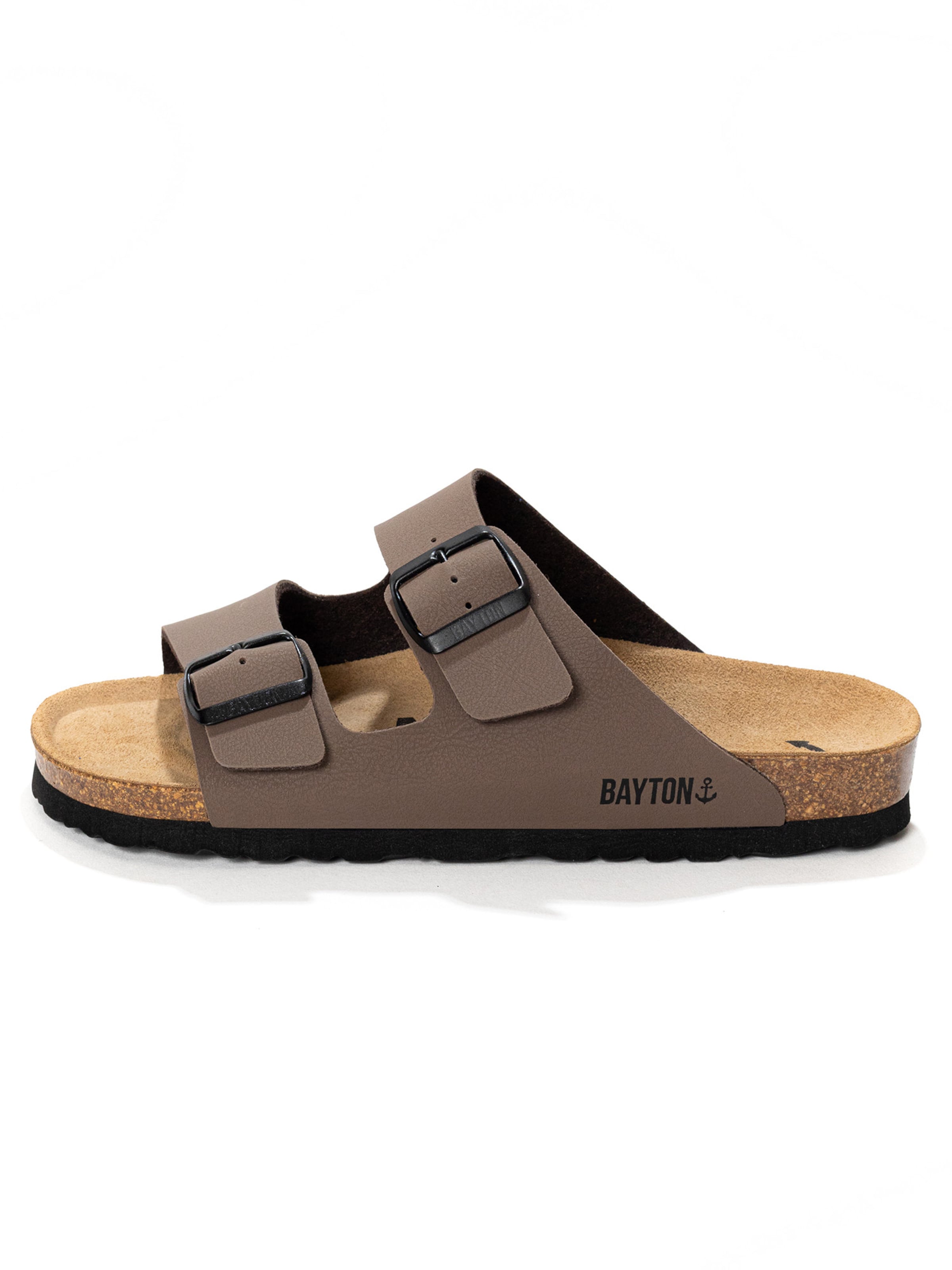 Bayton Pantoletter 'Atlas' i brun: forside