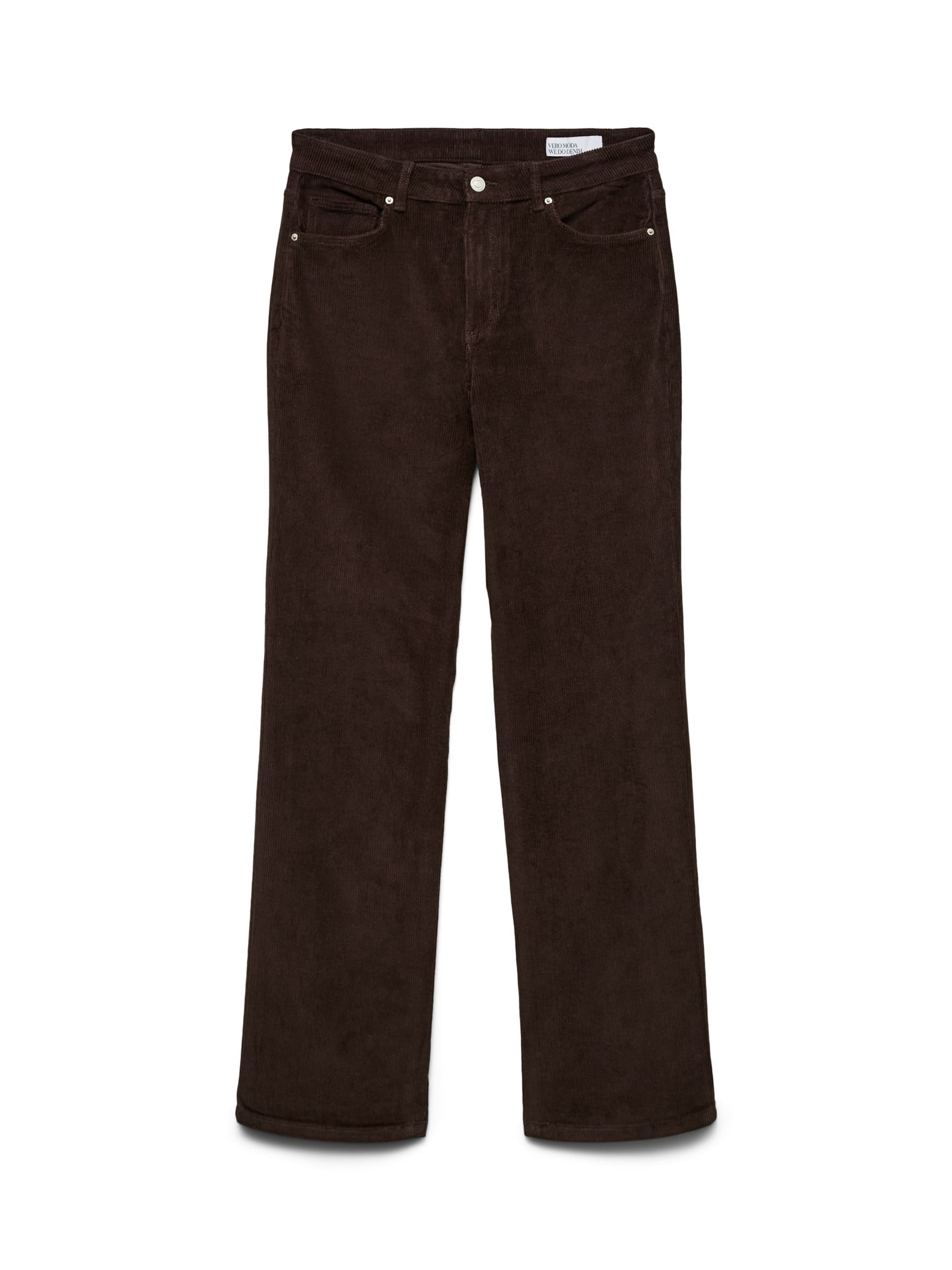 Wide leg Pantaloni di VERO MODA in marrone: frontale