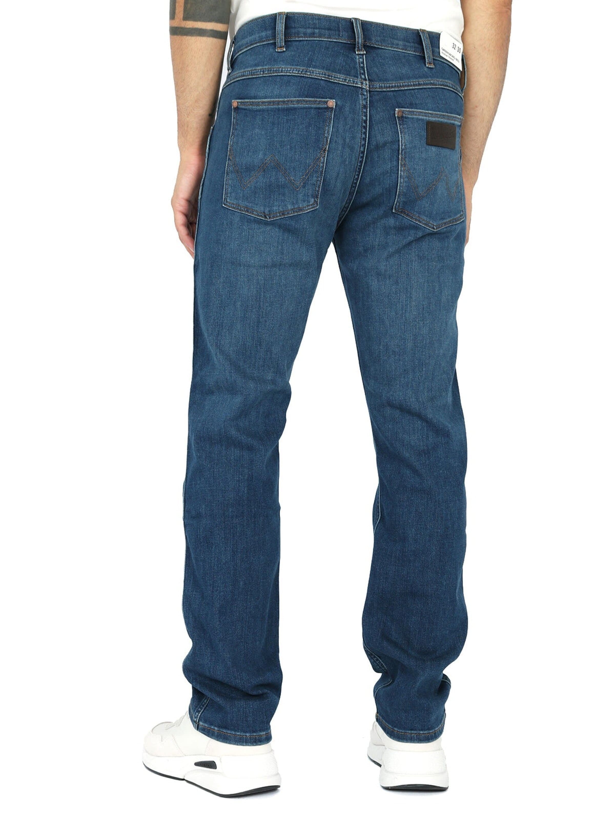 WRANGLER Regular Jeans 'Light & Supersoft Greensboro Hare' in Blauw
