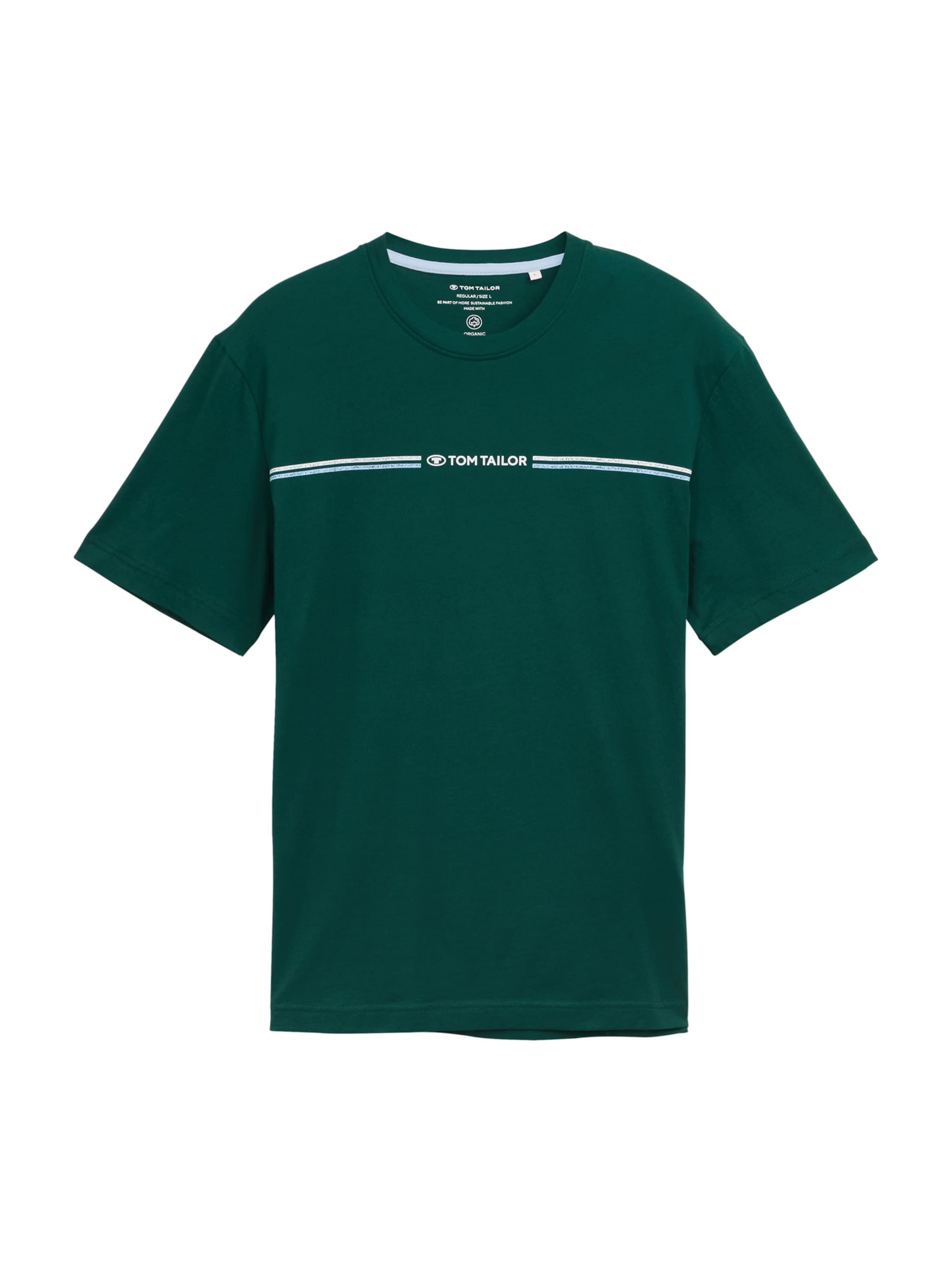 TOM TAILOR - Camisa em verde: frente