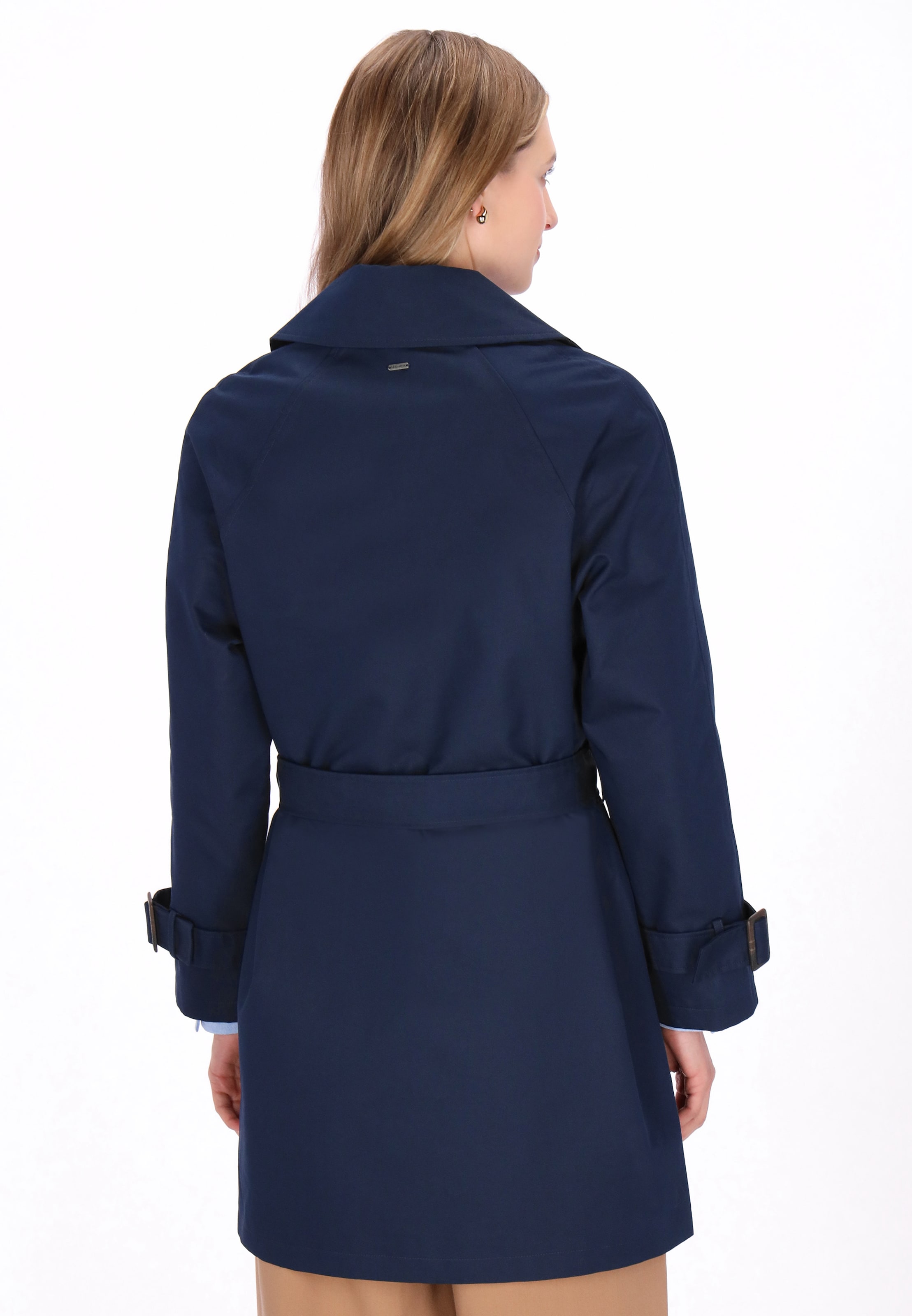 DreiMaster Klassik Tussenmantel 'Classic' in Blauw