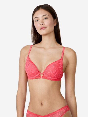 ETAM Push-up Bra 'Aura' in Orange: front