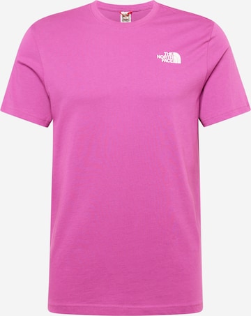 THE NORTH FACE Performance Shirt 'Red Box' in Purple: front
