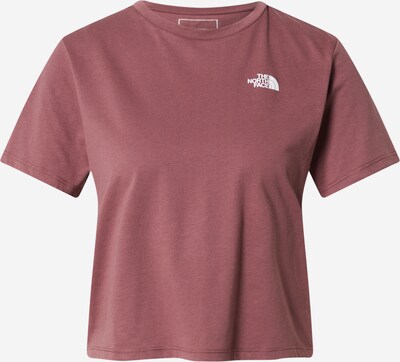 THE NORTH FACE T-Shirt in burgunder / weiß, Produktansicht