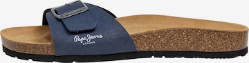 Mule 'CHICAGO' Pepe Jeans en bleu : devant