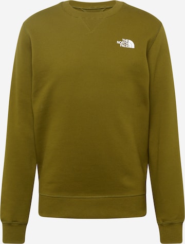THE NORTH FACE Sweatshirt 'SIMPLE DOME' i grøn: forside