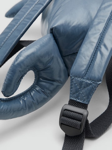 MANGO KIDS Reppu 'Shark' värissä sininen