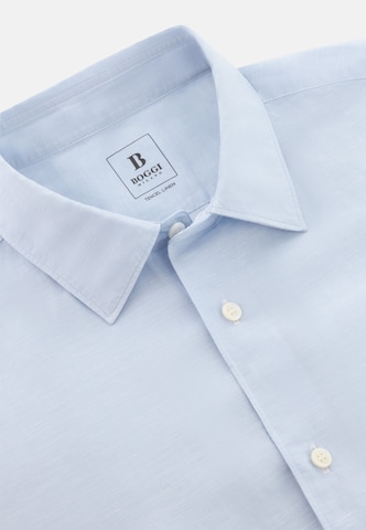 Boggi Milano Regular Fit Hemd in Blau