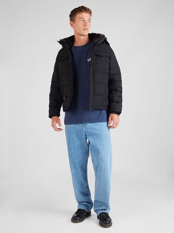 TOMMY HILFIGER Winterjacke in Schwarz