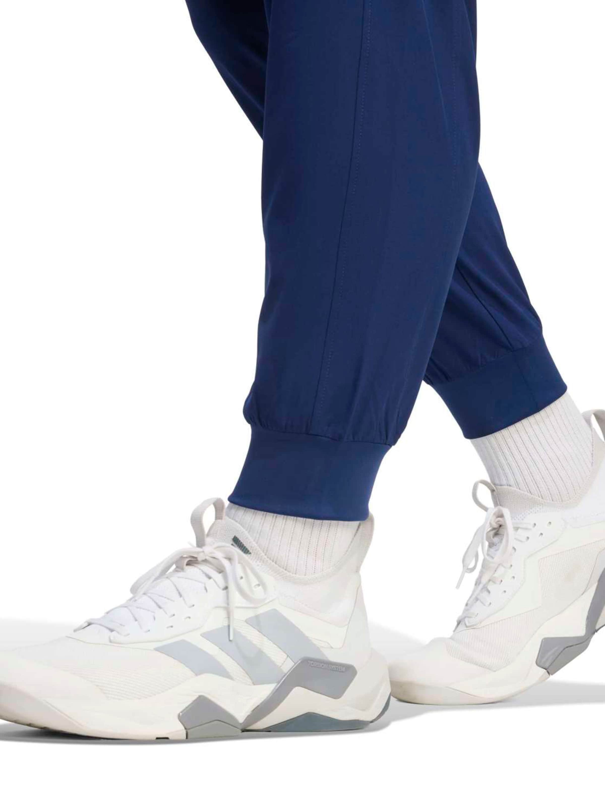 ADIDAS PERFORMANCE Tapered Sportbyxa i blå
