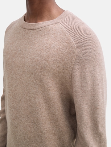 TOM TAILOR Sweater in Brown