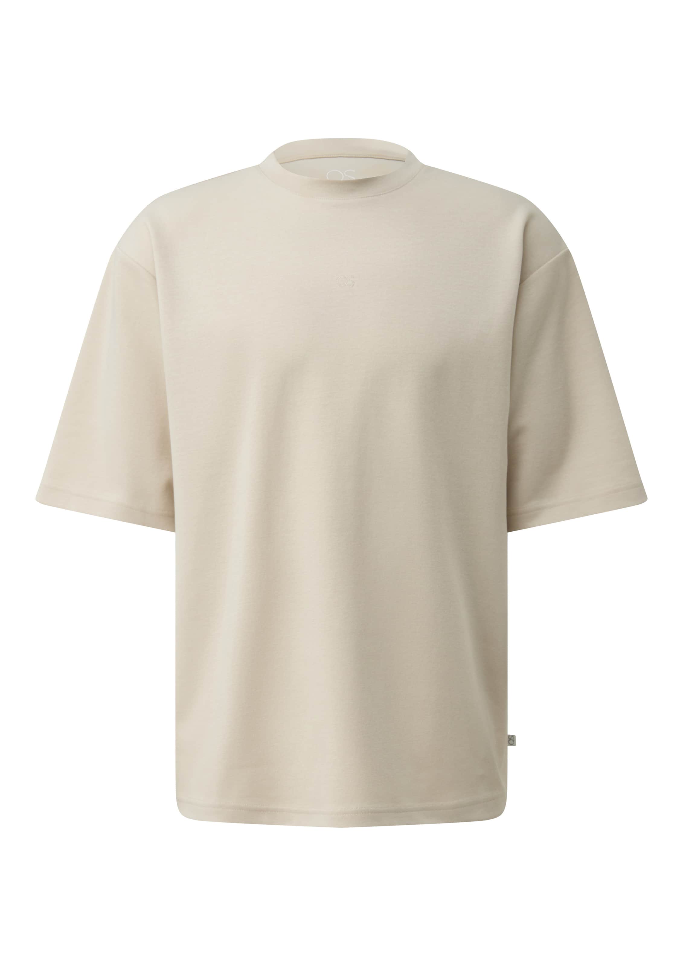 QS Shirt in Beige: front