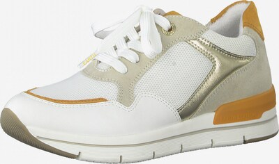 Earth Edition by Marco Tozzi Sneaker in camel / honig / gold / weiß, Produktansicht