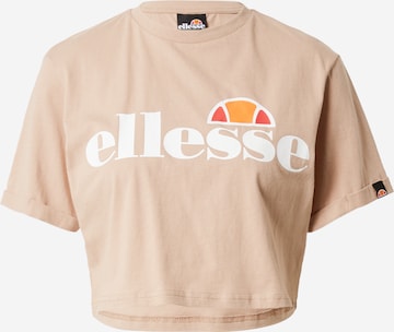 ELLESSE Tričko 'Alberta' – hnědá: přední strana