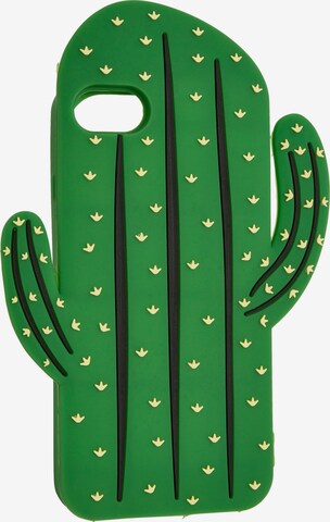 Protection pour smartphone 'Cactus' Mister Tee en vert : devant