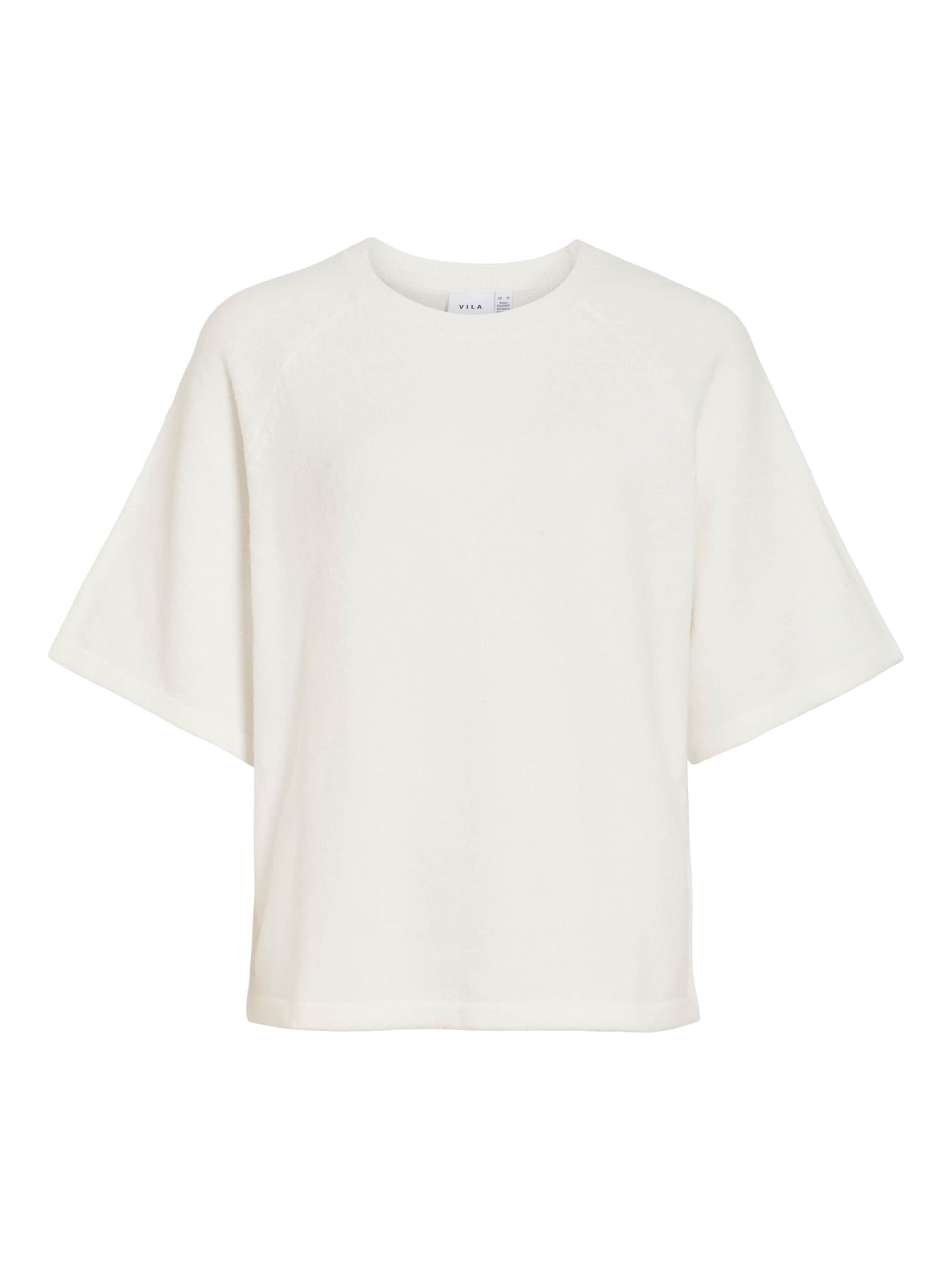 VILA Sweater 'VILiga' in White: front
