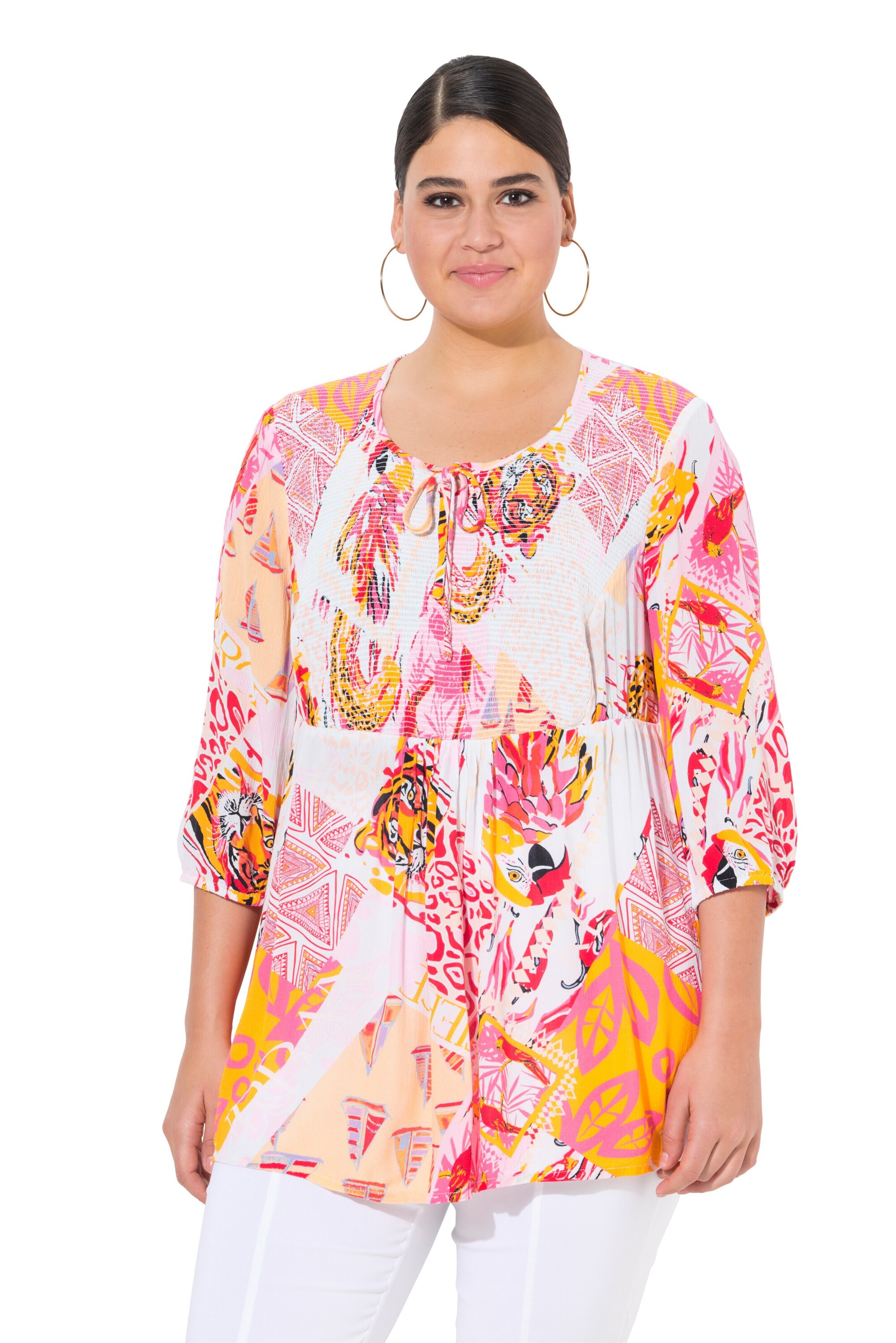 Ulla Popken Tunic in Mixed colors: front