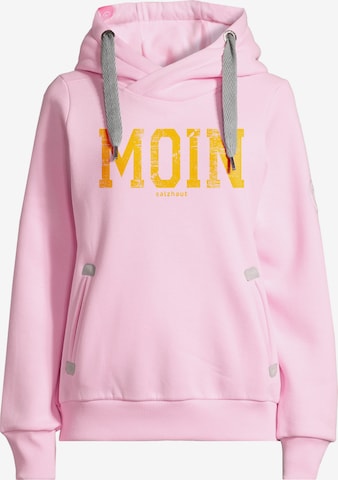 Sweat-shirt 'Sünn' salzhaut en rose : devant