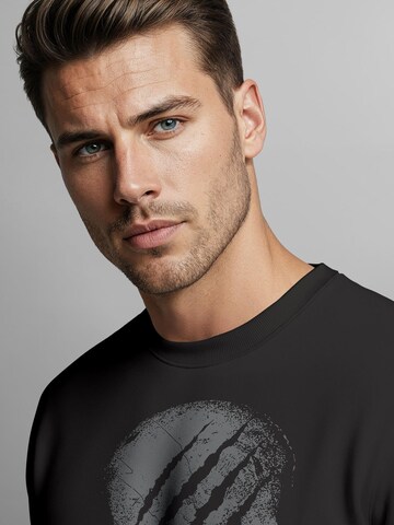 Neverless Sweatshirt 'Skull Gym' in Black