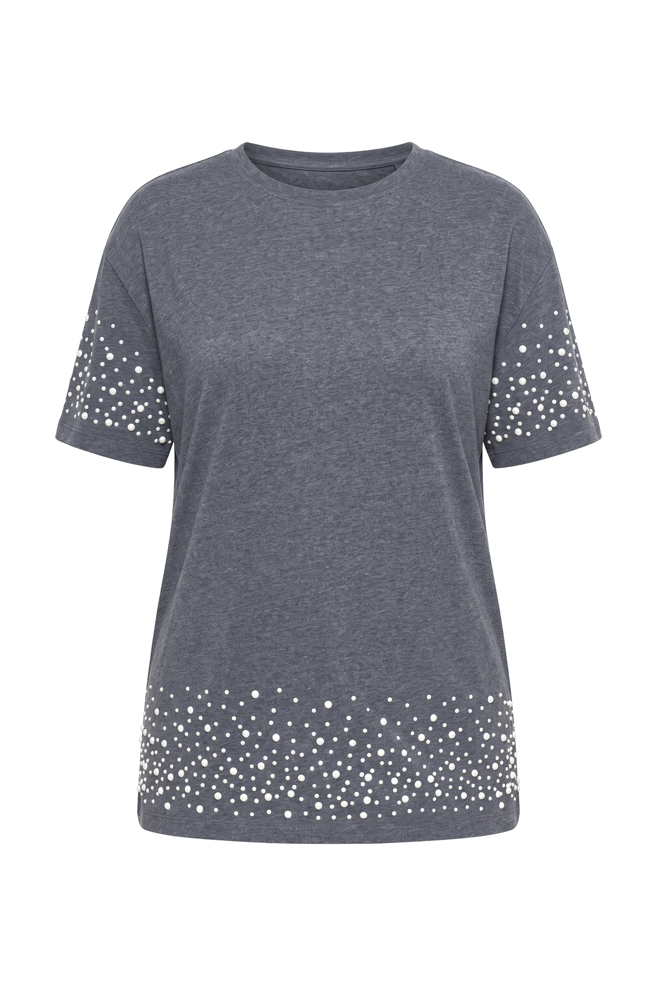 MIAMODA Shirt in Grey: front