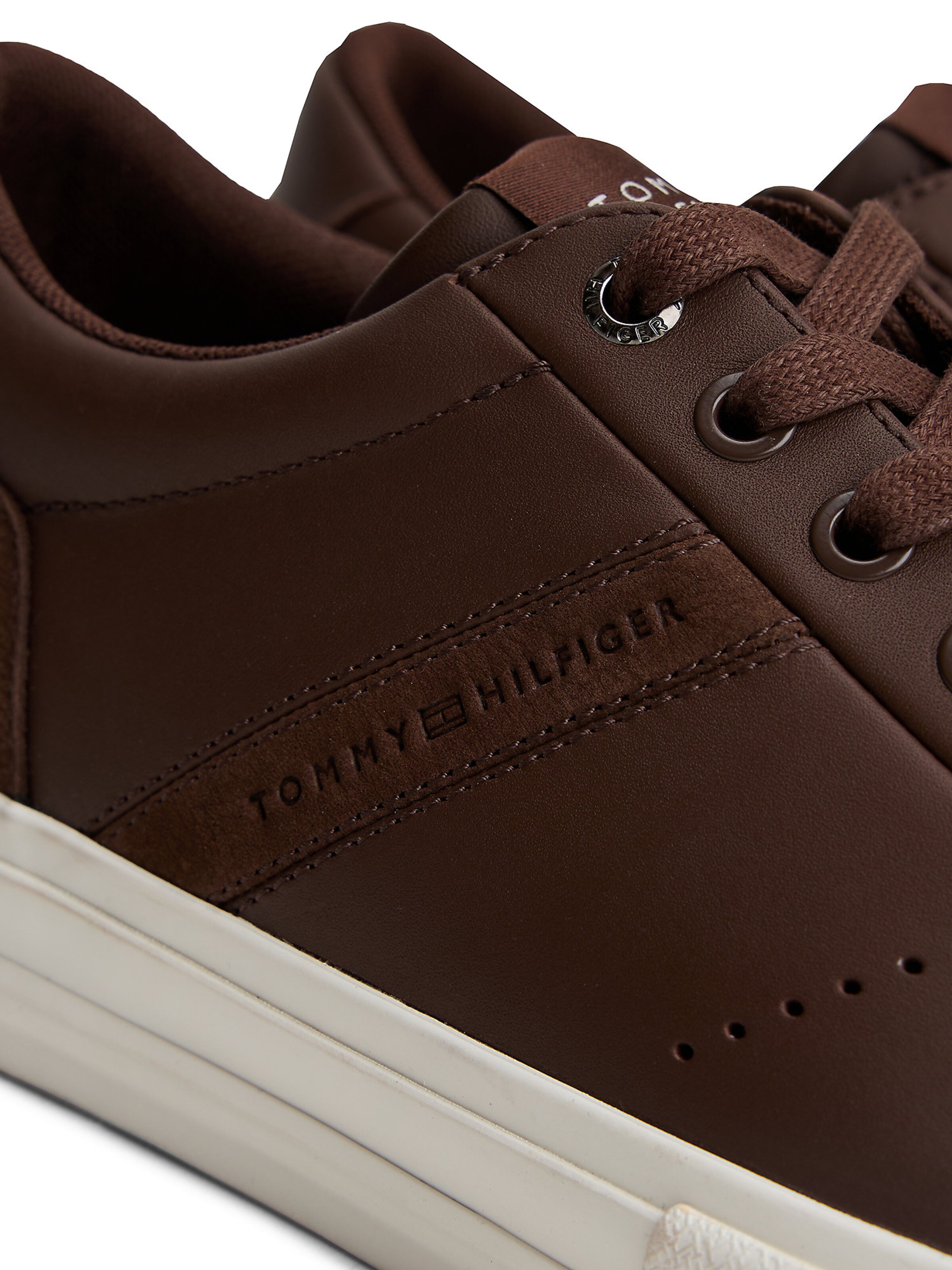 Baskets basses TOMMY HILFIGER en marron