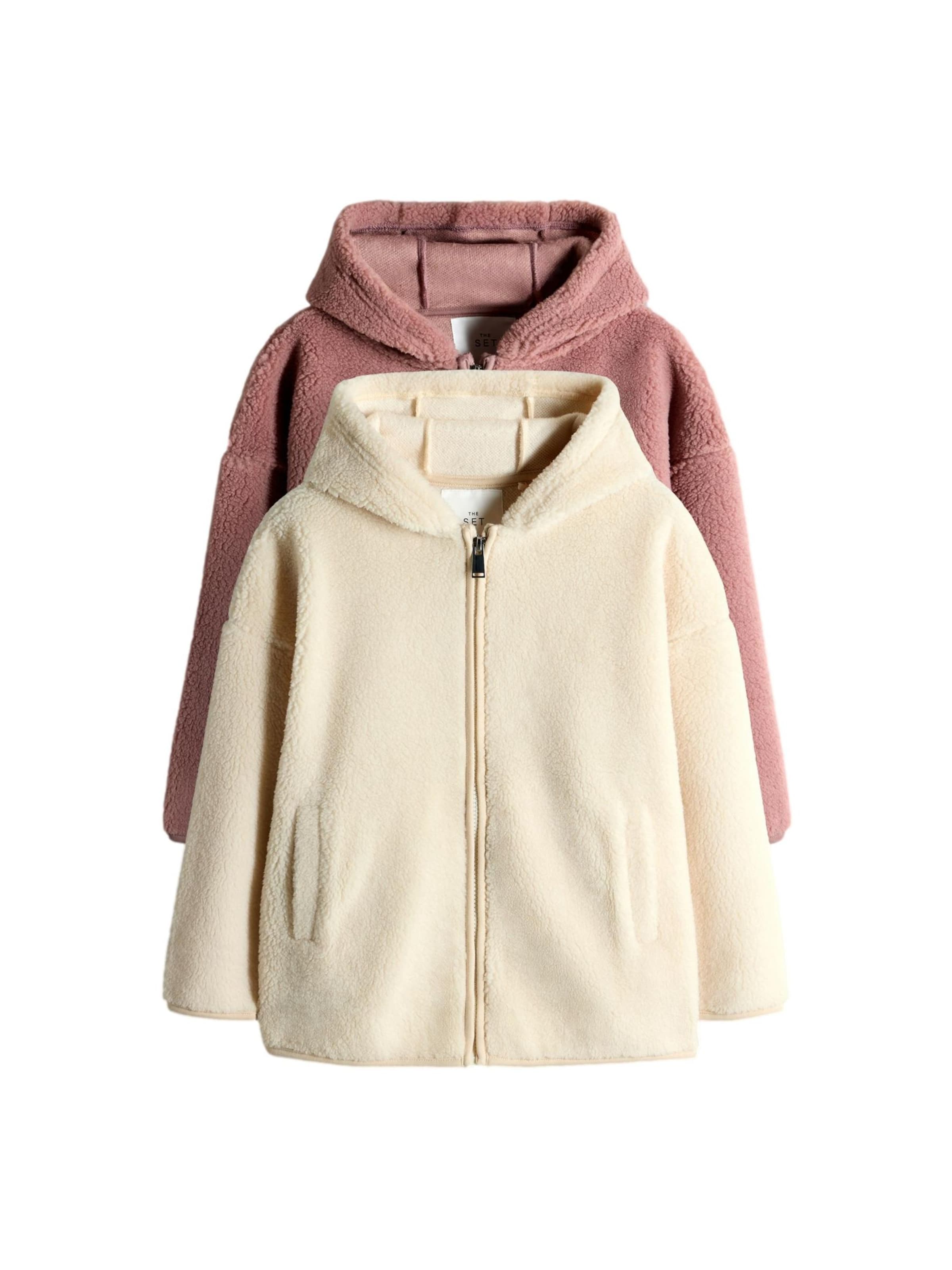 The Set Флисовая куртка в Ярко-розовый: спереди