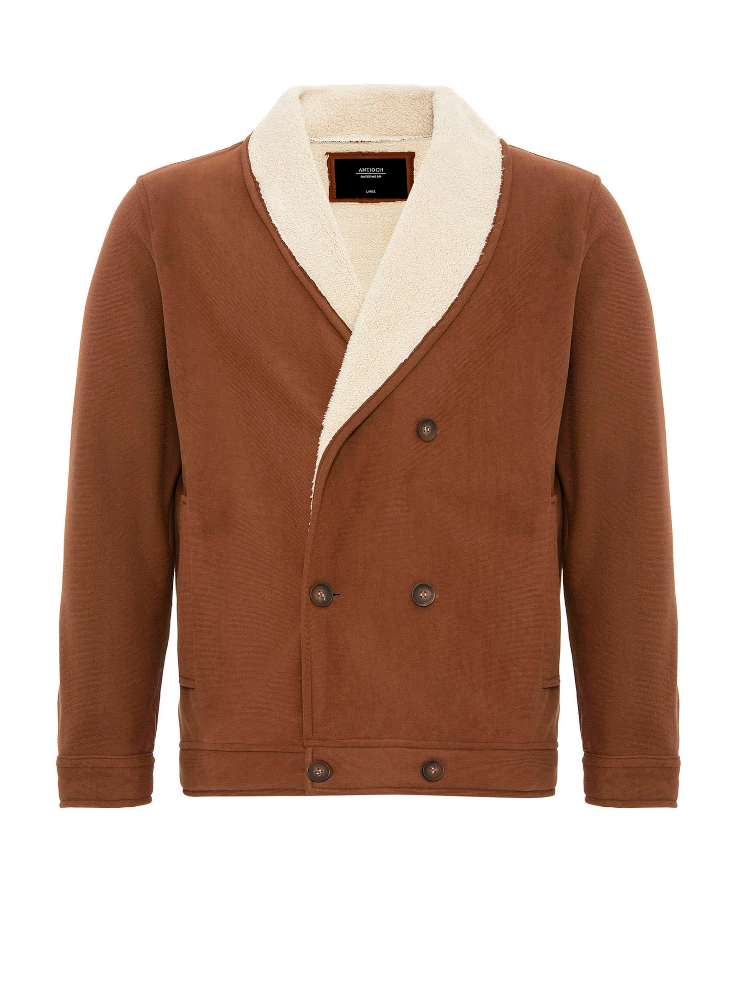 Cappotto di mezza stagione di Antioch in marrone: frontale