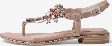 MARCO TOZZI by GUIDO MARIA KRETSCHMER T-Bar Sandals in Beige