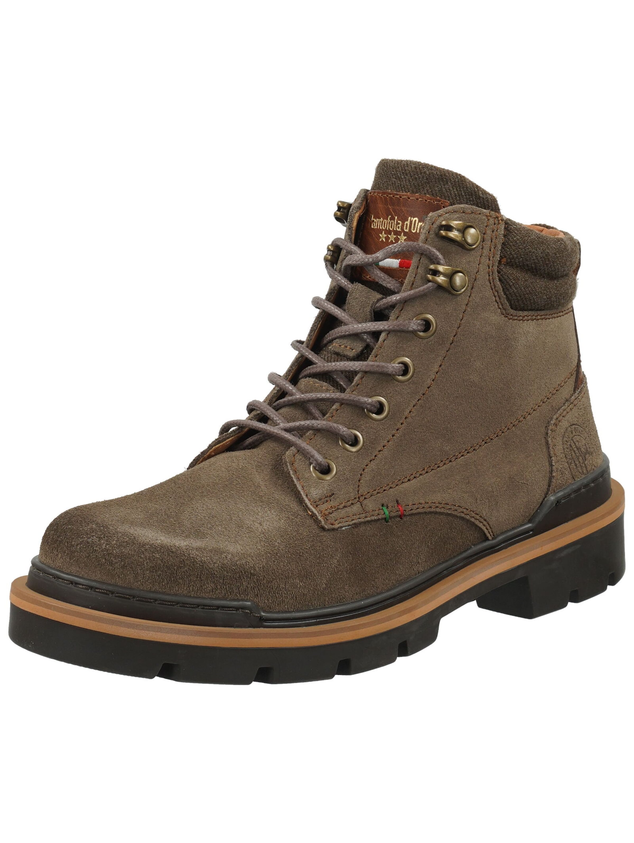 PANTOFOLA D'ORO Schnürboots in Grau: Vorderseite